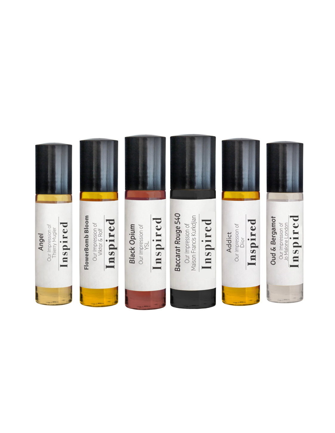 Inspired Perfume Oil Sample Pack | Pack of 6 Travel Size Perfume Oils ...